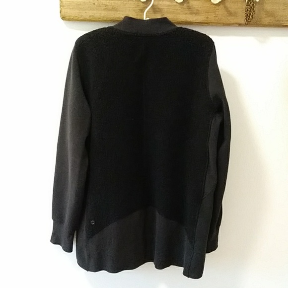 Lululemon Stand Out Sherpa black wool cotton jacket - Picture 4 of 15